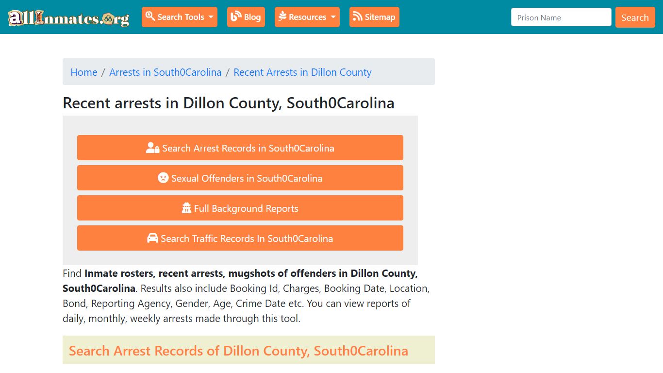 Recent arrests in Dillon County, South Carolina | Mugshots, Rosters ...