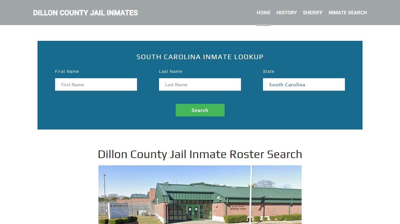 Dillon County Jail Inmate Roster Lookup, Dillon, SC